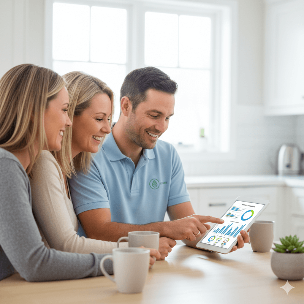 Energy consultation meeting with expert advisor